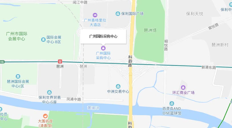 广州家博会交通路线地图